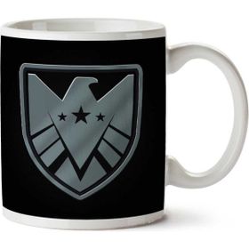 Art Hediye Agents Of Shıeld Badge İki Tarafı Baskılı Kupa Bardak