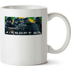 Art Hediye Airsoft Brazilya İki Tarafı Baskılı Kupa Bardak