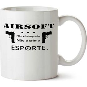 Art Hediye Airsoft Não É Brinquedo İki Tarafı Baskılı Kupa Bardak