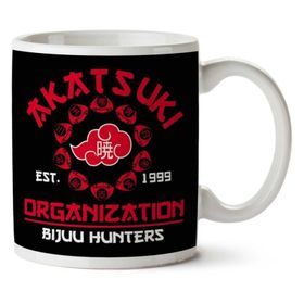 Art Hediye Akatsuki Organisation Naruto Bijuu Hunters Iki Tarafı Baskılı Kupa Bardak