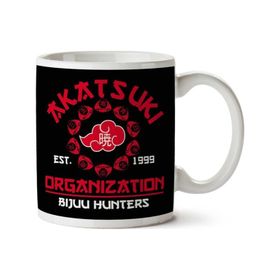 Art Hediye Akatsuki Organisation Naruto Bijuu Hunters Iki Tarafı Baskılı Kupa Bardak