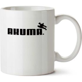 Art Hediye Akuma Trademark Iki Tarafı Baskılı Kupa Bardak