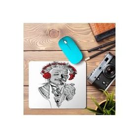 Art Hediye Albert Einstein Music Baskılı 23x19 cm Mouse Pad