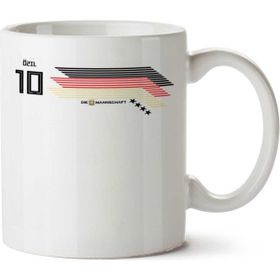 Art Hediye Alemanha Home 2018 10 Mesut Özil Iki Tarafı Baskılı Kupa