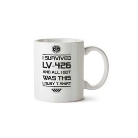 Art Hediye Alien I Survived Lv 426 İki Tarafı Baskılı Kupa Bardak