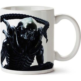 Art Hediye Alien Karakter Iki Tarafı Baskılı Kupa Bardak
