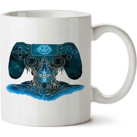 Art Hediye Alien Ps İki Tarafı Baskılı Kupa Bardak