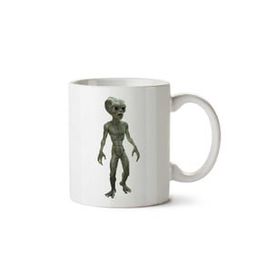 Art Hediye Alien Ufo İki Tarafı Baskılı Kupa Bardak