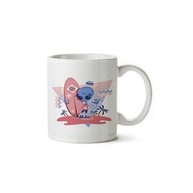 Art Hediye Alien Uzaylı Sörf İki Tarafı Baskılı Kupa Bardak