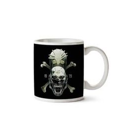 Art Hediye Alien Xenomorph Skull Kuru Kafa 01 İki Tarafı Baskılı Kupa Bardak
