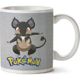 Art Hediye Alola Rattata Pokemon Sun Moon Iki Tarafı Baskılı Kupa