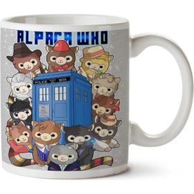 Art Hediye Alpaca Doctor Who Iki Tarafı Baskılı Kupa Bardak