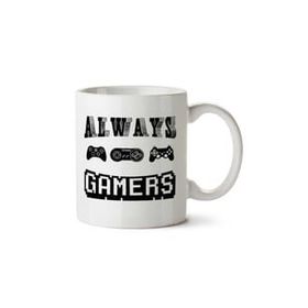Art Hediye Always Gamers Iki Tarafı Baskılı Kupa