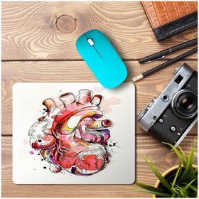 Art Hediye Anatomik Kalp Baskılı 23x19 cm Mouse Pad