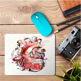 Art Hediye Anatomik Kalp Baskılı 23x19 cm Mouse Pad