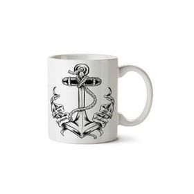 Art Hediye Anchor-Tattoos-Png Iki Tarafı Baskılı Kupa