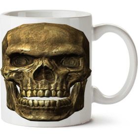 Art Hediye Ancient Travelers Skull Kuru Kafa İki Tarafı Baskılı Kupa Bardak