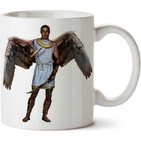 Art Hediye Angel-Warrior-Png-Image Iki Tarafı Baskılı Kupa