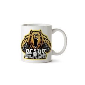 Art Hediye Angry Bears Pençe Ayı Iki Tarafı Baskılı Kupa