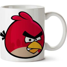 Art Hediye Angry Birds Kırmızı Iki Tarafı Baskılı Kupa