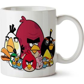 Art Hediye Angry Birds Kuşlar İki Tarafı Baskılı Kupa