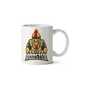 Art Hediye Angry Rooster Iki Tarafı Baskılı Kupa