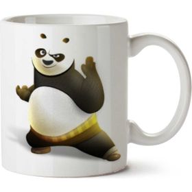 Art Hediye Animation Kung Fu Panda Iki Tarafı Baskılı Kupa
