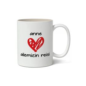 Art Hediye Anne Ailemizin Reisi Tasarimli Kupa Bardak Baskili Kahve Kupa Bardak