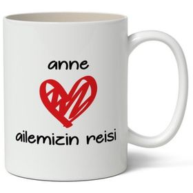 Art Hediye Anne Ailemizin Reisi Tasarimli Kupa Bardak Baskili Kahve Kupa Bardak