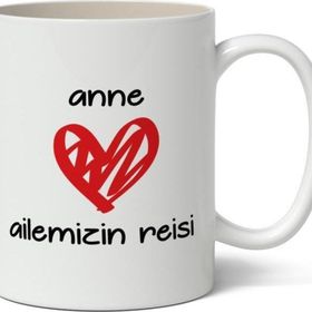Art Hediye Anne Ailemizin Reisi Tasarimli Kupa Bardak Baskili Kahve Kupa Bardak