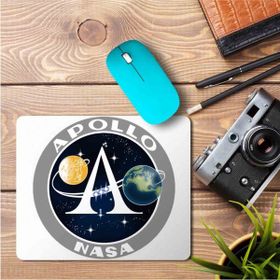Art Hediye Apollo Nasa Baskılı 23x19 cm Mouse Pad