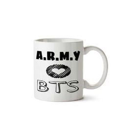 Art Hediye Army Bts 01 İki Tarafı Baskılı Kupa Bardak