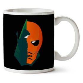 Art Hediye Arrow Deathstroke Montage Iki Tarafı Baskılı Kupa Bardak