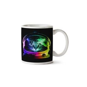 Art Hediye Art Hediye Astronot Kedi Iki Tarafı Baskılı Kupa Bardak