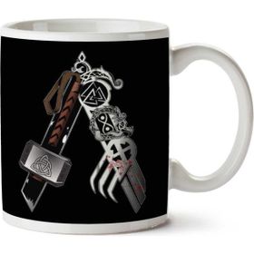Art Hediye Asgardian Pride Bloody Thor Iki Tarafı Baskılı Kupa