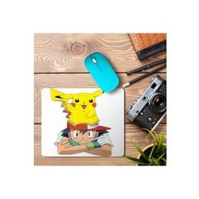 Art Hediye Ash Pokemon Pikachu Baskılı 23x19 cm Mouse Pad