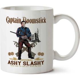 Art Hediye Ash Vs Evil Dead Captain Boomstick Captain Morgans Logo.png Iki Tarafı Baskılı Kupa