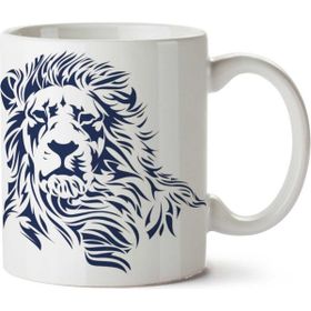 Art Hediye Aslan Lion.png Iki Tarafı Baskılı Kupa
