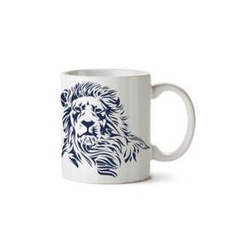 Art Hediye Aslan Lion.png Iki Tarafı Baskılı Kupa