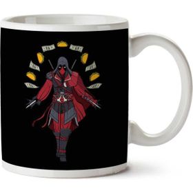 Art Hediye Assassin Deadpool Assassins Creed.jpeg Iki Tarafı Baskılı Kupa