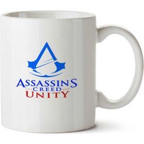 Art Hediye Assassins Creed Unity İki Tarafı Baskılı Beyaz Kupa