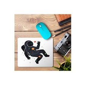 Art Hediye Astronot Gezegenler Baskılı 23x19 cm Mouse Pad