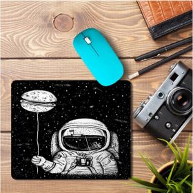 Art Hediye Astronot Uzay Baskılı 23x19 cm Mouse Pad