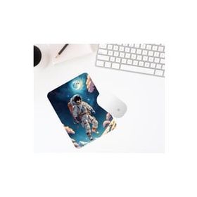 Art Hediye Astronot Uzay Baskılı 23x19 cm Mouse Pad
