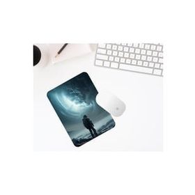 Art Hediye Astronot Uzay Baskılı 23x19 cm Mouse Pad