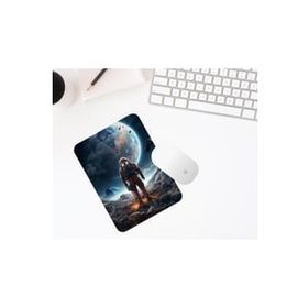 Art Hediye Astronot Uzay Baskılı 23x19 cm Mouse Pad