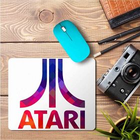 Art Hediye Atari Logo Renkli Baskılı 23x19 cm Mouse Pad