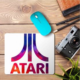 Art Hediye Atari Logo Renkli Baskılı 23x19 cm Mouse Pad