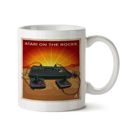 Art Hediye Atari On The Rocks İki Tarafı Baskılı Kupa Bardak