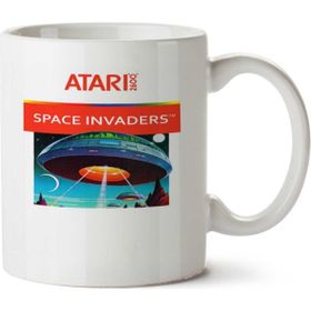 Art Hediye Atari Space Invaders Baskılı Kupa Bardak